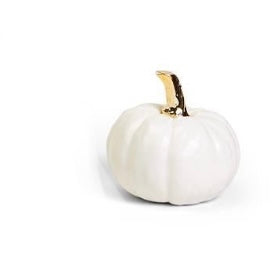 White Ceramic Pumpkin