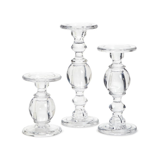 Glass Candlesticks