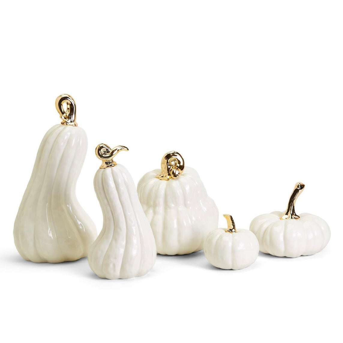 White Ceramic Pumpkin