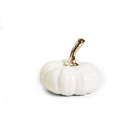 White Ceramic Pumpkin