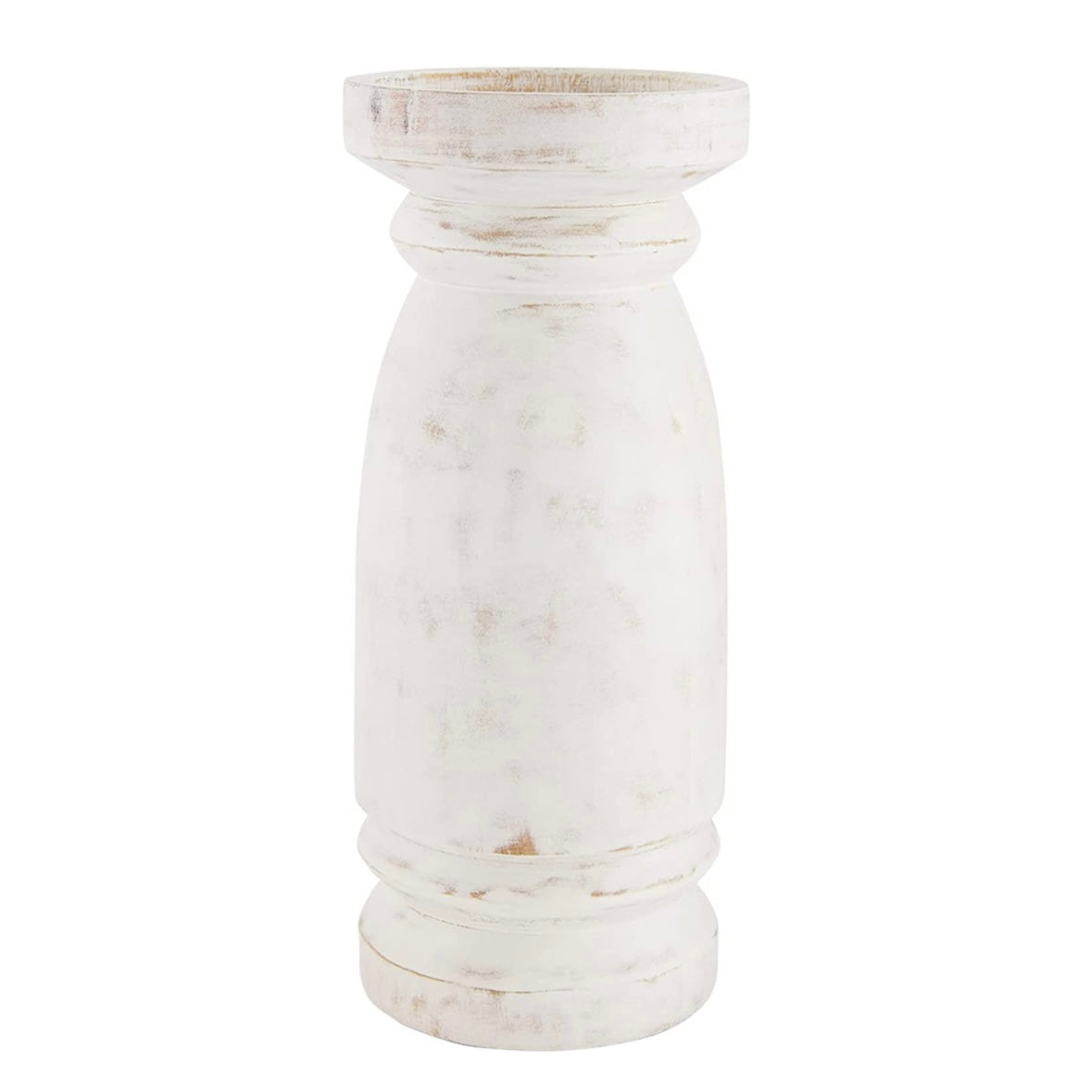 White Washed Candlestick