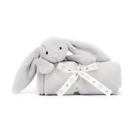 Bashful Grey Bunny Blankie