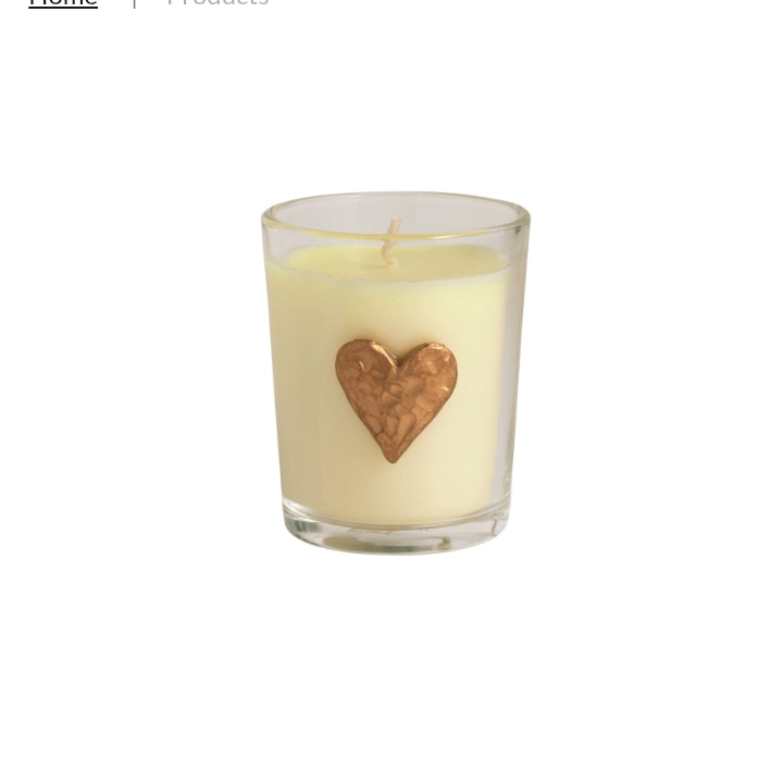 Heart Votive Candle