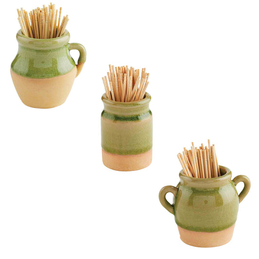 Green Toothpick Holder