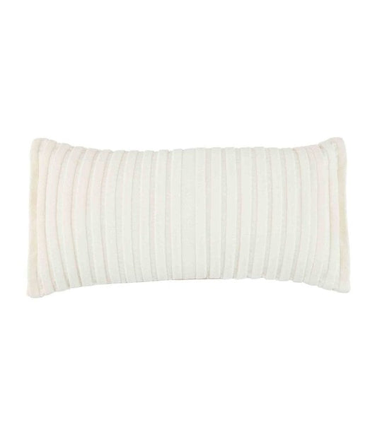 Lumbar Pleated Velvet Pillow
