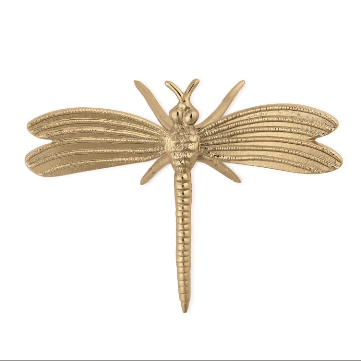 Large Gold Dragonfly Decor
