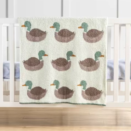 Mallard Duck Chenille Blanket