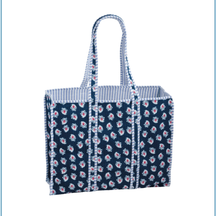 Americana Block Print Tote