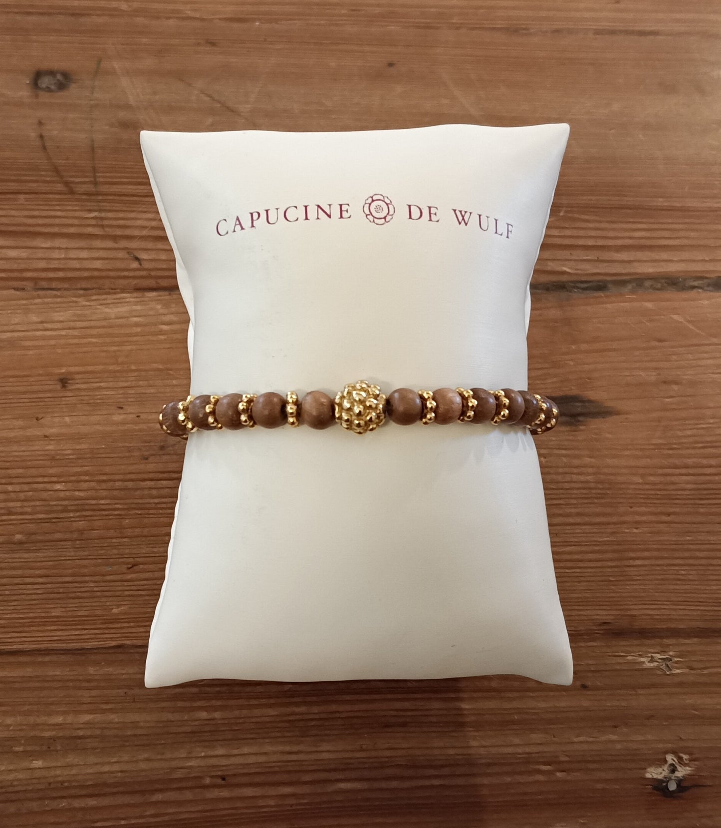 Berry Stretch Bracelet Teak