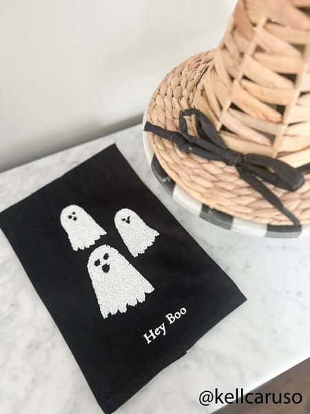 Ghost Halloween Bead Towel