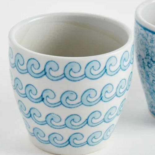 Monarch Mini Flower Pots in Light Blue