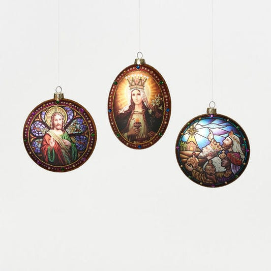 Religious Medallion Ornaments