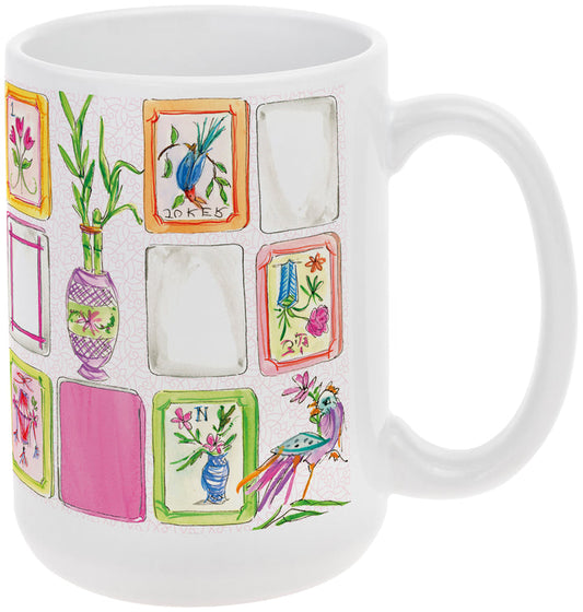 Mahjong Pink Mug