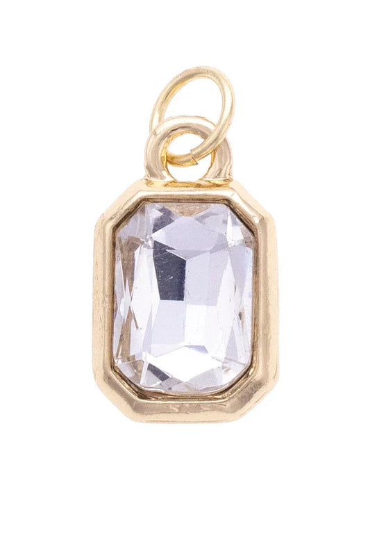 Clear Rhinestone Charm