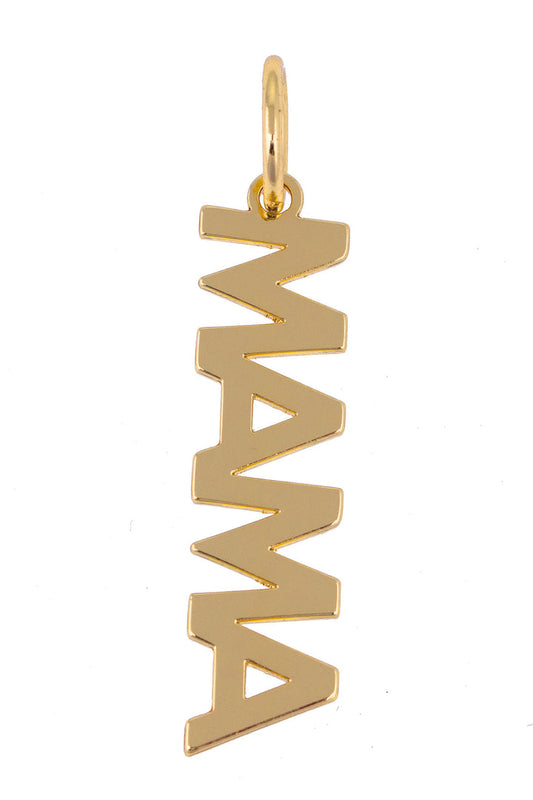 Mama Block Letter Charm