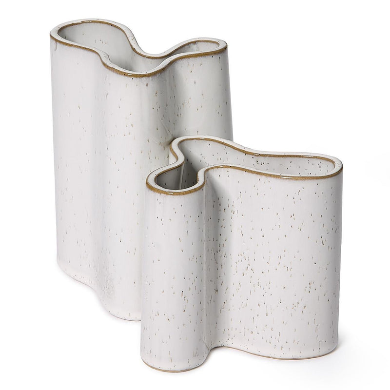 Freeform Vase with Reactive Glaze