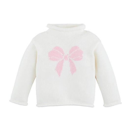 Bow Roll neck sweater