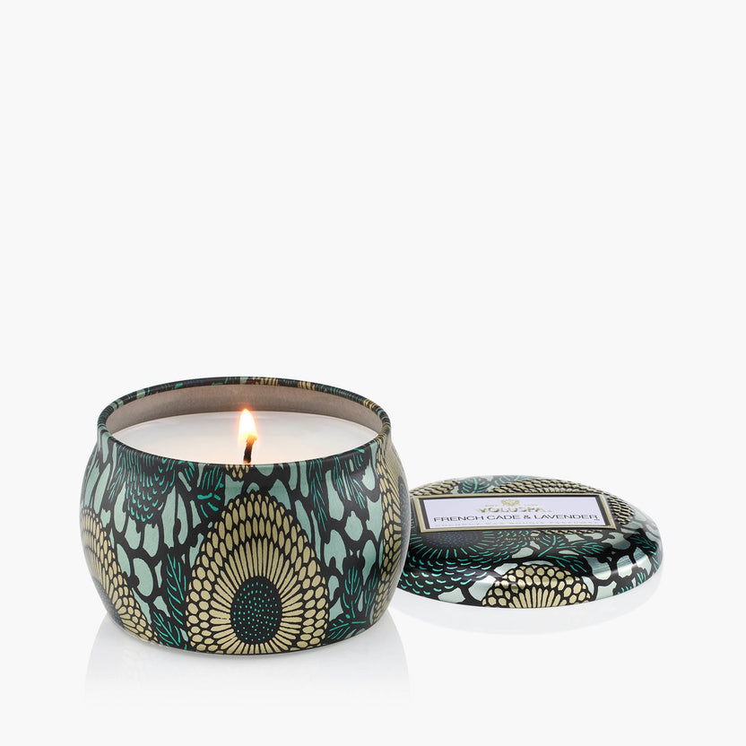 French Cade Mini Tin Candle