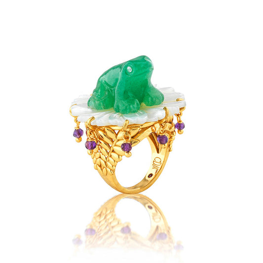 Villandry Frog Prince ring, size 7