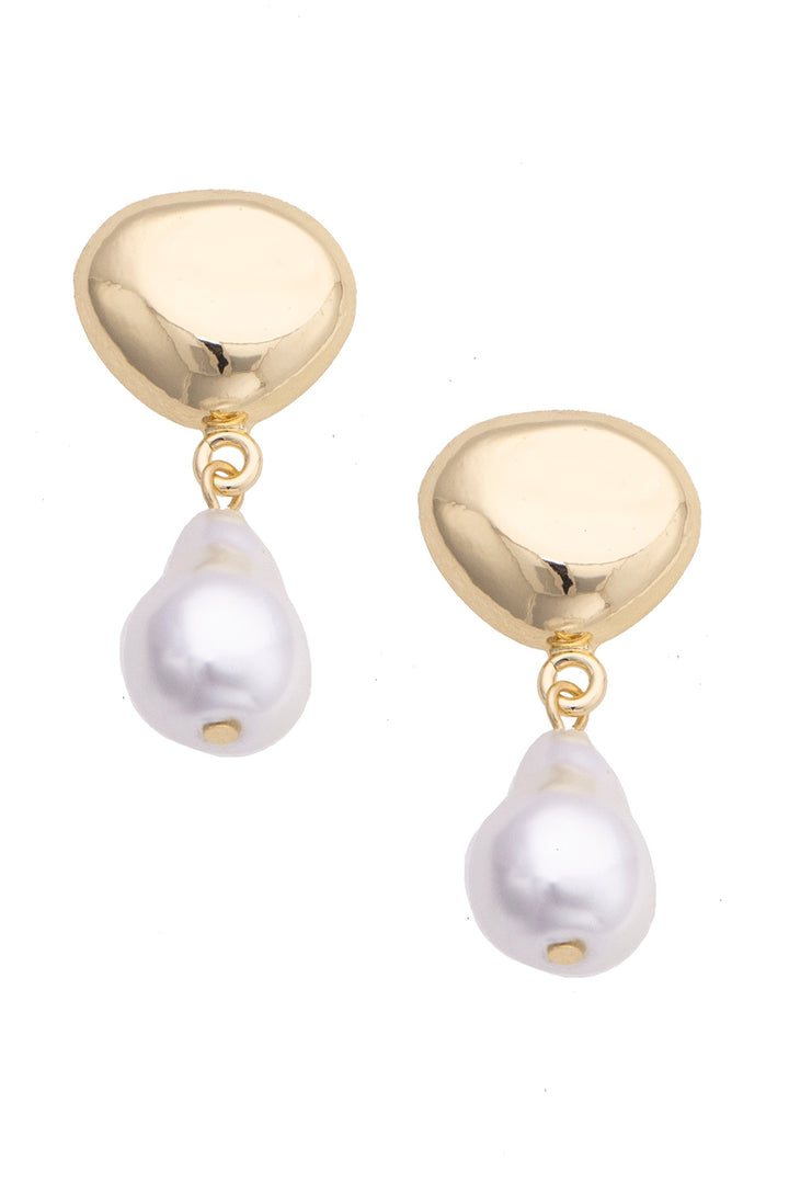 Ellison Organic Pearl Earrings