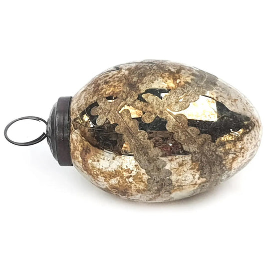 Notre Dame Glass Egg Ornament