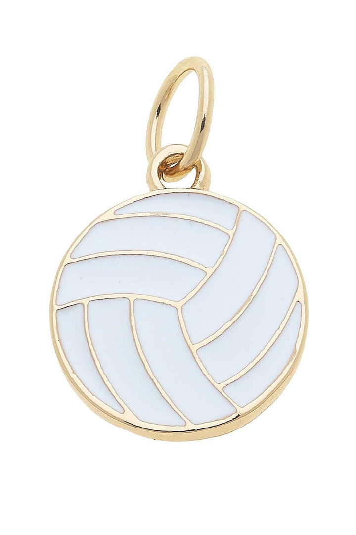 Volleyball Enamel Charm