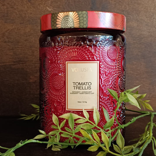 Tomato Trellis Large Jar Candle