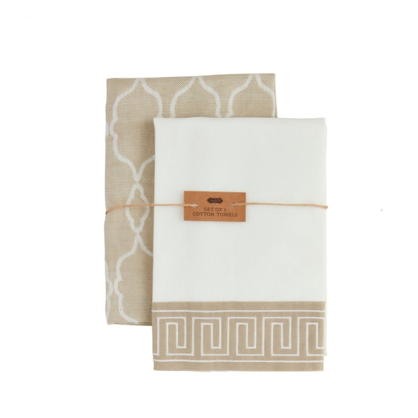 Lattice Classic Fabric Towel Set