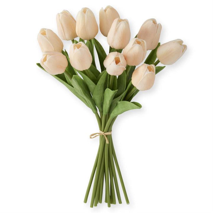 Real Touch Peach Mini Tulip Bundle