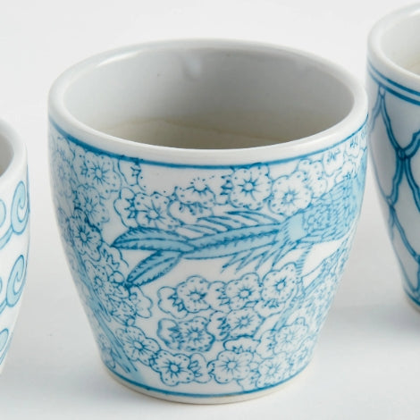 Monarch Mini Flower Pots in Light Blue