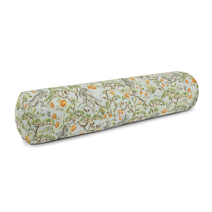 Acacia Bolster Pillow in Aqua