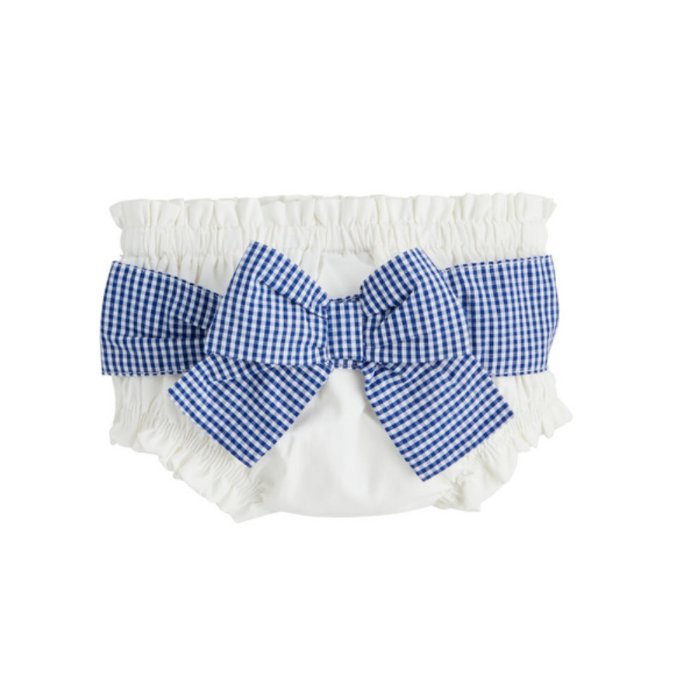 White Check Diaper Cover