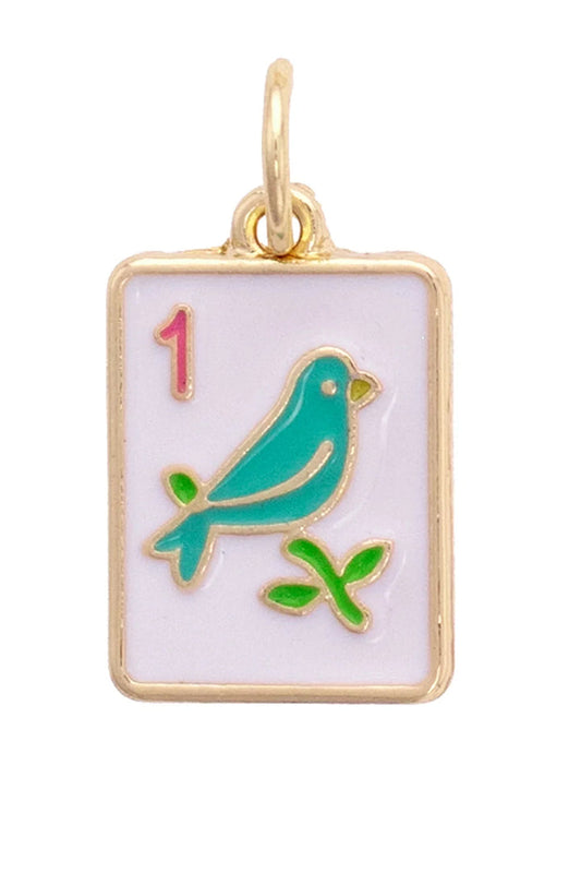 Sparrow Mahjong Tile Charm
