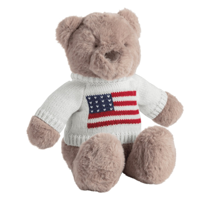 Flag Sweater Bear Plush