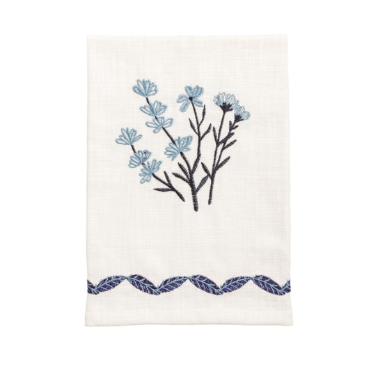 Blue Flower Bundle Towel