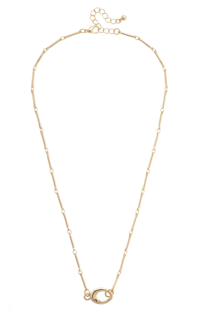 Dolly Delicate Link Charm Necklace