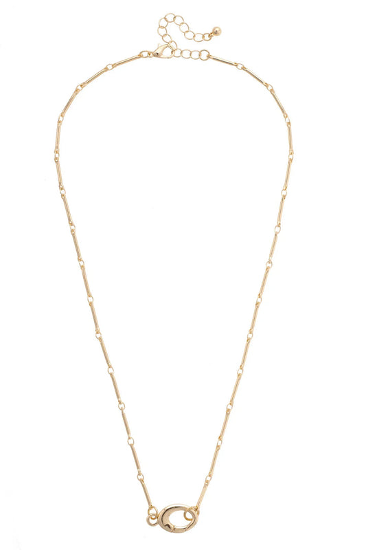 Dolly Delicate Link Charm Necklace