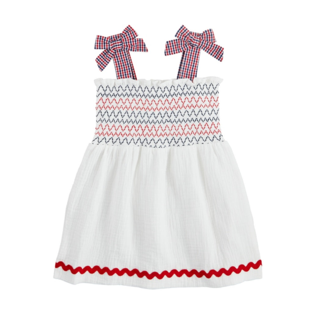 Smocked Gauze Dress