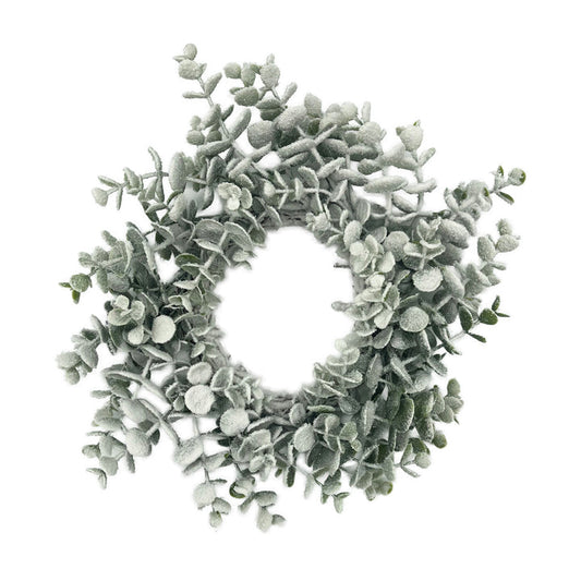 Snowy Eucalyptus Mini Wreath