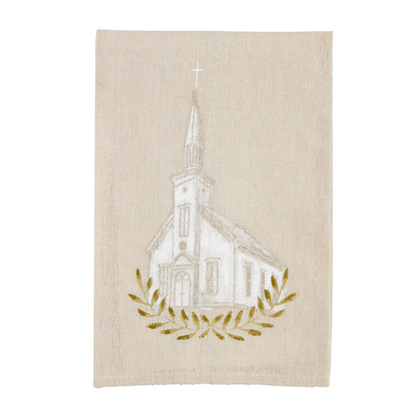 Church Painted Towel