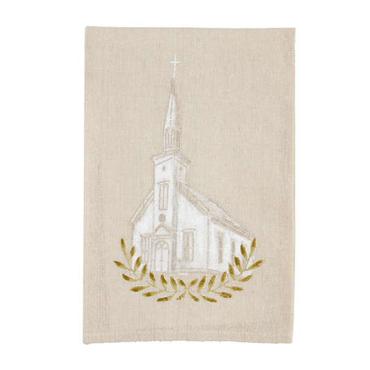 Church Painted Towel