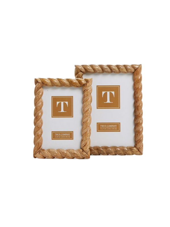 Natural Hand Carved Twist Frames