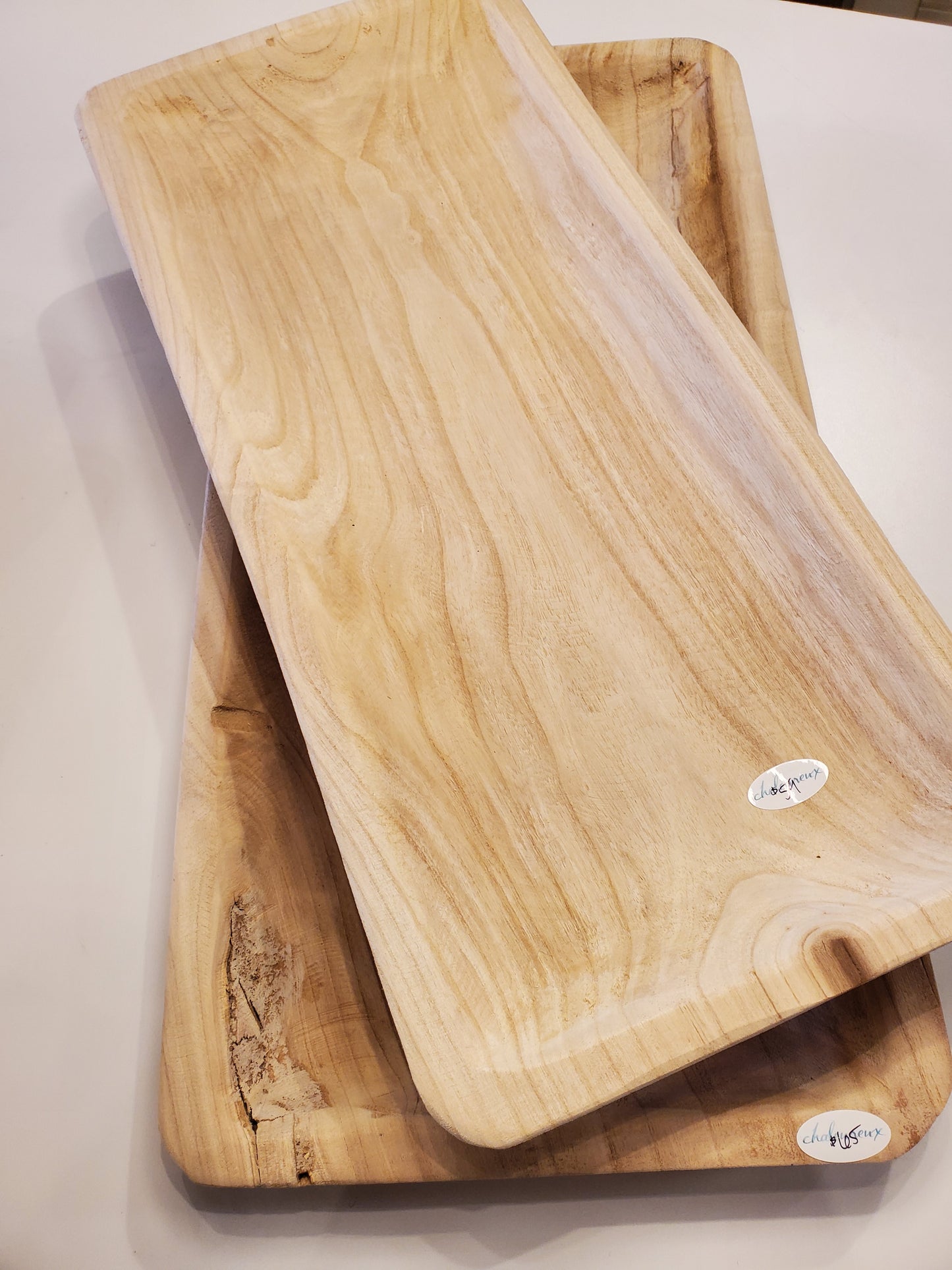 Small wooden dough bowl