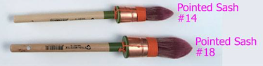 Paintbrush-Pointed Sash #18