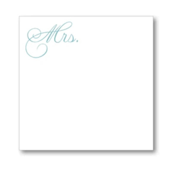 “Mrs.” Notepad