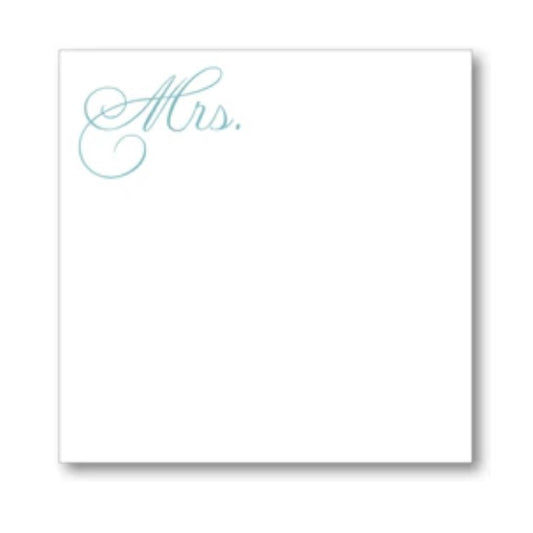 “Mrs.” Notepad