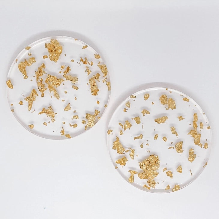 Gold Flake Coasters