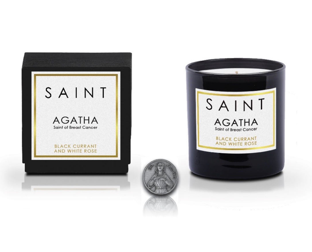Saint Agatha candle