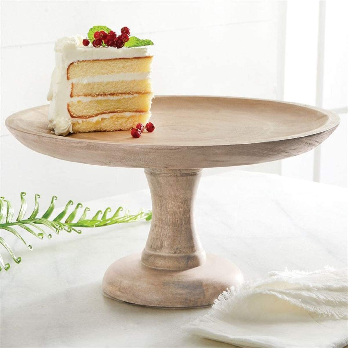 Light Wood Cake Stand