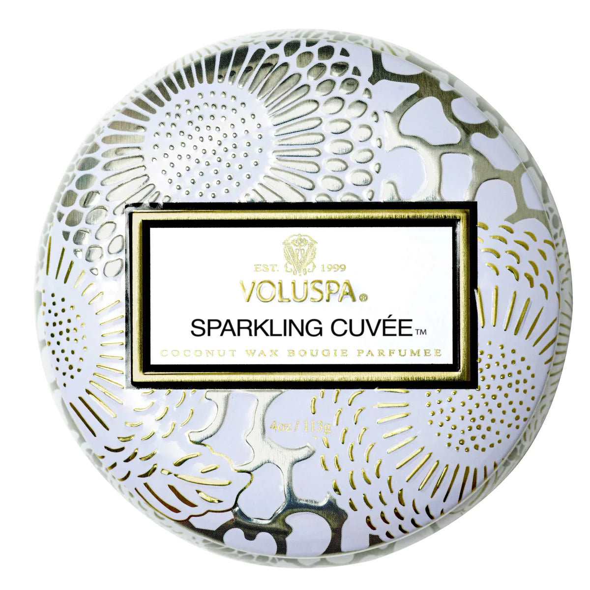 Sparkling Cuvée Mini Tin Candle